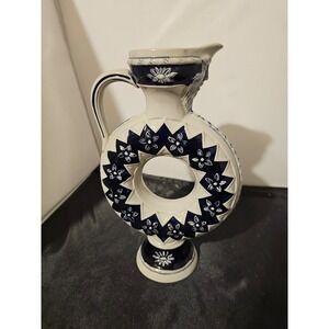 Westerwald German Salt Glazed Stoneware Donut Shape Jug